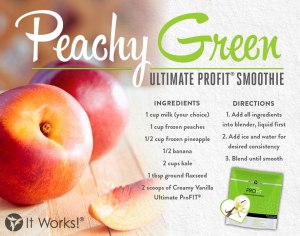 peachy green